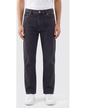 Represent Used Cotton Denim Wide Leg Jeans - Blue