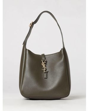 Saint Laurent Borsa A Spalla Donna - Grigio