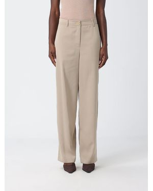 ARMANI EXCHANGE Crepe Tailored Trousers - Natural