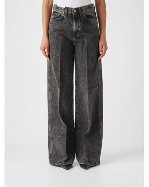 PT Torino Mid-Rise Wide-Leg Cotton Denim Jeans - Black