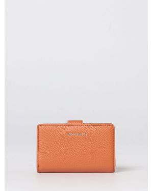 Coccinelle Grained Leather Wallet - Orange