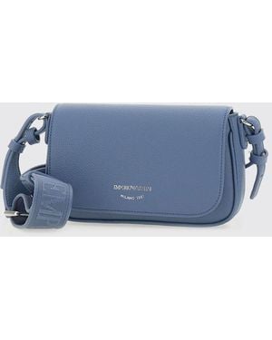 Emporio Armani Sac Porté Épaule Femme - Bleu