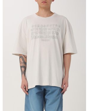 Maison Margiela Number Logo Short Sleeve Tee - Natural
