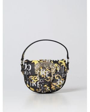 Versace Jeans Couture Borsa Con Stampa Baroque All Over - Blu