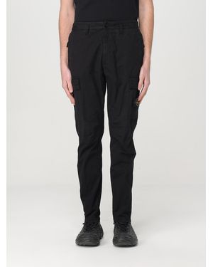 Stone Island Pantalone Supima Cotton Twill Stretch-Tc - Nero