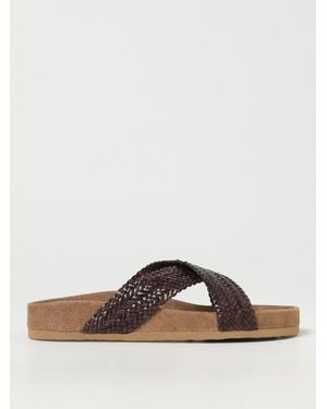 Dragon Diffusion Flat Sandals - Brown