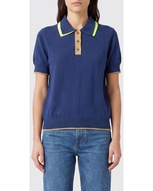 MSGM Polo Mujer - Azul