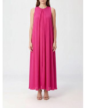 Gianluca Capannolo Off-The-Shoulder Pure Silk Midi Tunic - Pink