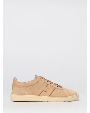 Hogan Cool Suede Trainers - Natural