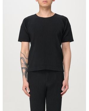 Homme Plissé Issey Miyake Camiseta Hombre - Negro