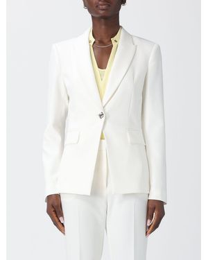 Liu Jo Single-Breasted Polyester Blazer - White