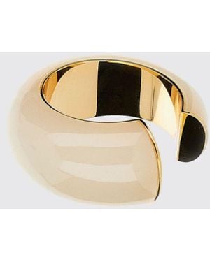 Self-Portrait Resin And Brass Bracelet - Metallic