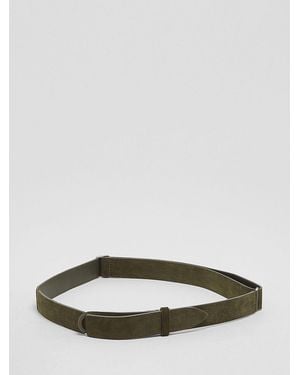 Orciani Nobuckle Suede Belt - Multicolour