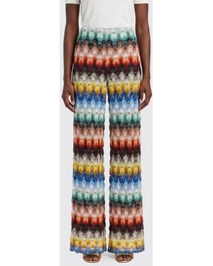 Missoni Jersey Palazzo Pants - White