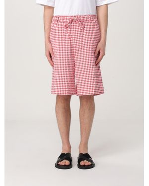 Marni Gingham Shorts - Red
