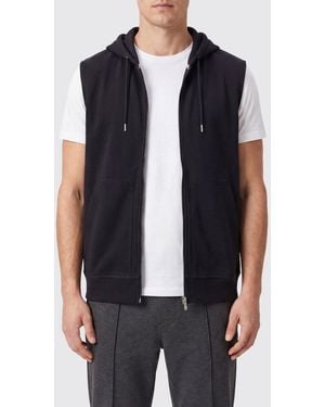 Brunello Cucinelli Cotton Blend Zip Hoodie - Blue