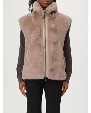 Pinko Deyn Gilet Similpelliccia Soft - Neutro