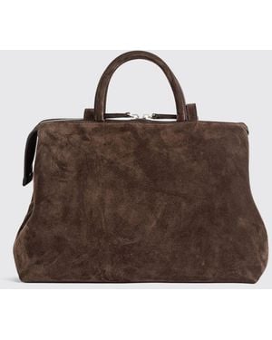 Marsèll 4 Dritta Suede Handbag With Four Handles - Brown