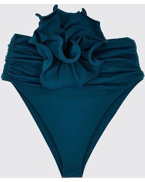 Magda Butrym Bañador Mujer - Azul