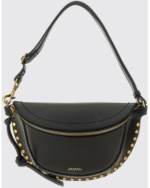 Isabel Marant Riñonera Skano De Piel Lisa Con Tachuelas - Negro