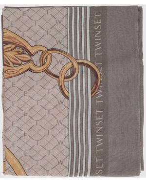 Twinset Écharpe Femme - Gris