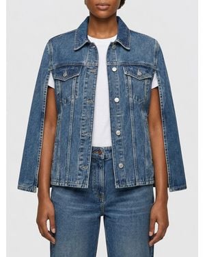 CYCLE Cape Denim Jacket - Blue