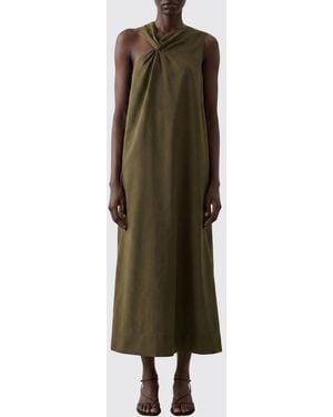 Soeur Robe Midi Emna En Mélange De Viscose - Vert