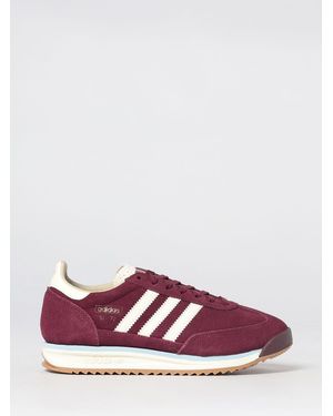 adidas Originals Sl 72 Rs Suede Trainers With Serrated Sole - Purple