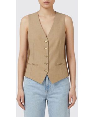 Tagliatore Single-Breasted Linen Waistcoat - Blue
