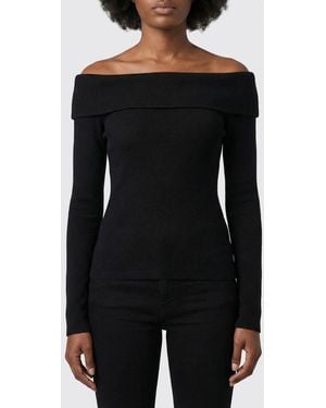 Lisa Yang Claudina Cotton Blend Top - Black