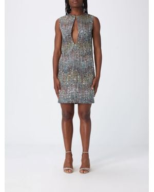 Missoni Cotton Blend Mini Dress With Sequins - Brown