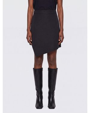 Vivienne Westwood High-Waisted Asymmetrical Cotton Mini Skirt - Blue