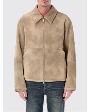 Represent Faux Leather Jacket - Natural