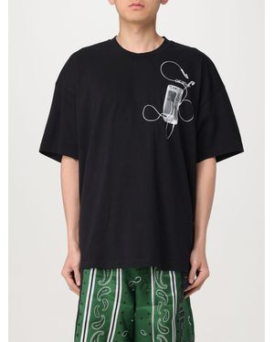 Off-White c/o Virgil Abloh Off- T-Shirt Girocollo 'Scan Arr' Nera - Nero