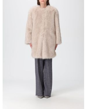 Max Mara Fur Coat - Natural