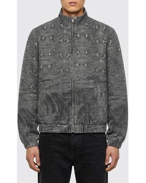 Daily Paper Printed Bomber Jacket - Grey
