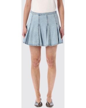 Levi's Minifalda Con Diseño Godet - Azul