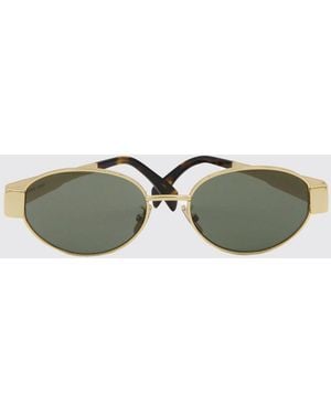 Celine Triomphe Metal Sunglasses - Green