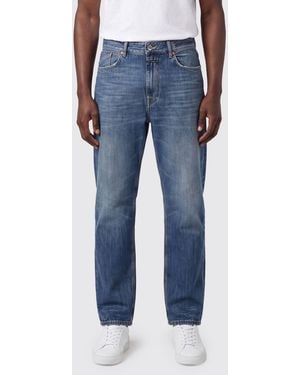 Closed Springdale Mid-Rise Straight-Leg Jeans - Blue