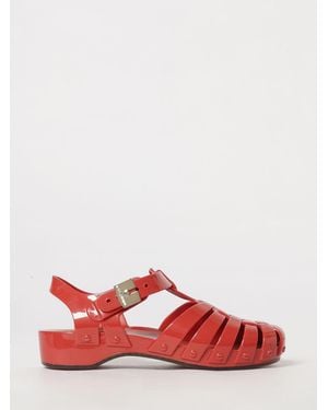Melissa X Scholl Possession Pescura Low-Heeled Fisherman Sandals - Red