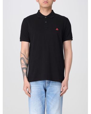 Peuterey Basic Cotton Polo Shirt - Black