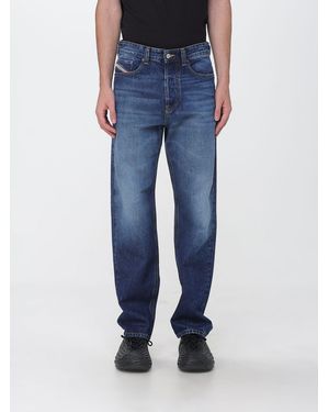 DIESEL 2024 D-Macs Mid-Rise Straight Jeans - Blue