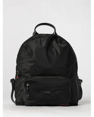 Kiton Nylon-Rucksack Mit Verstellbaren Schultergurten Und Innentaschen - Schwarz