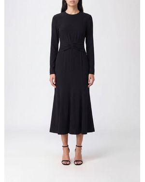 Alberta Ferretti A-Linien-Midikleid Mit Langen Ärmeln Für Zeremonien - Blau