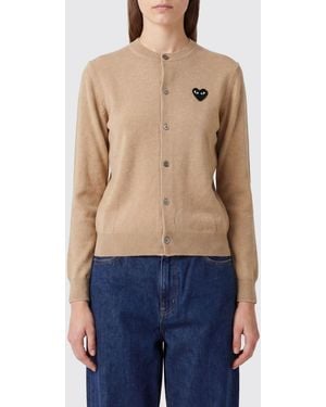 COMME DES GARÇONS PLAY Comme Des GarÇ Ons Play Woll-Cardigan Mit Logo - Blau