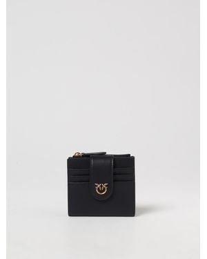 Pinko Compact Zip Wallet Card Holder - White