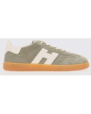 Hogan Zapatillas Cool De Ante Grabado - Verde