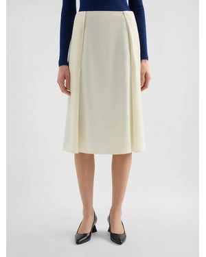 Jil Sander Gonna Midi A Tubino - Neutro