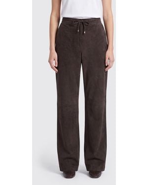 Max Mara High-Waisted Wide-Leg Pants - Brown