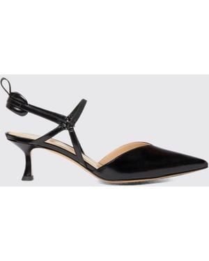 Fendi Very Colibrì Calfskin Slingbacks With Medium Stiletto Heel - White